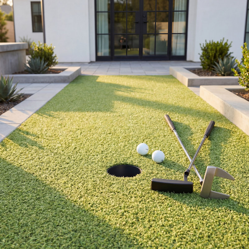 Ackland Verdant Vista Fairway Green 15 ft Wide Cut-to-Length Roll